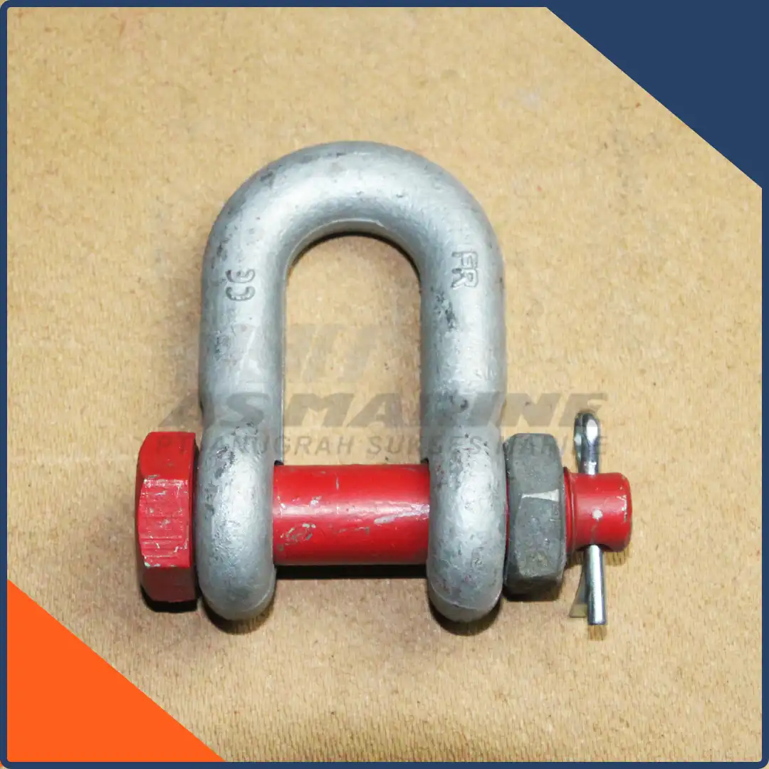 Crosby USA Dee Shackle / Segel D G2150 Bolt & Nut 7/8 Inch 6.5 Ton